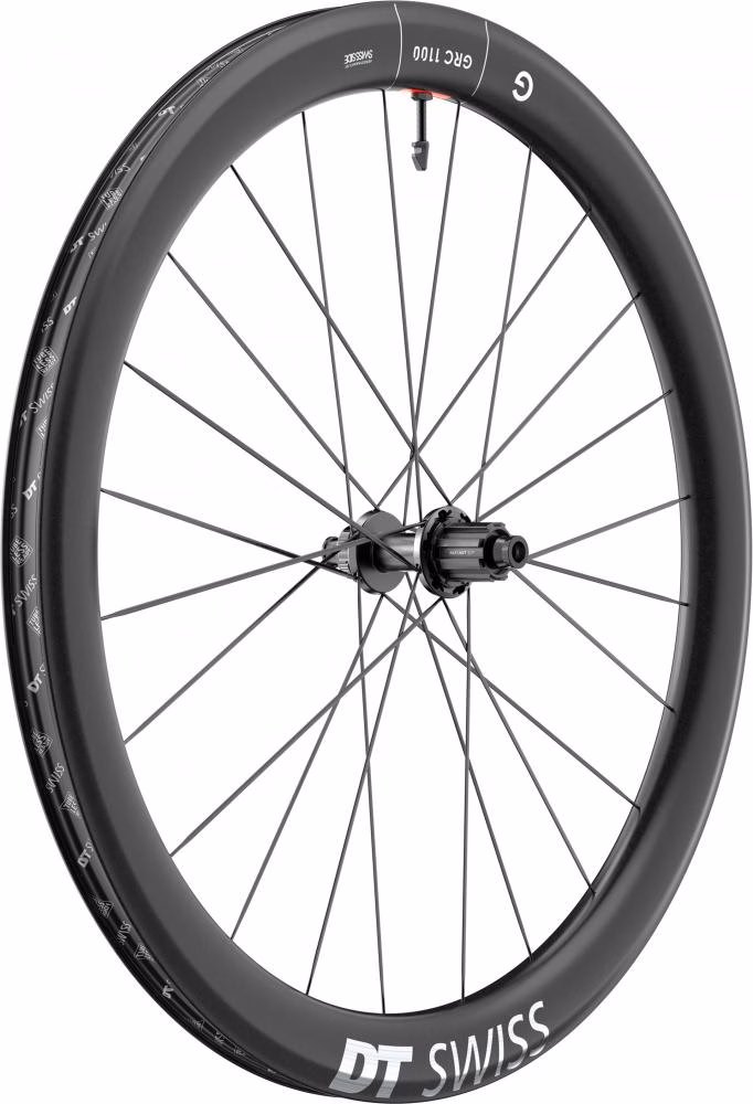 DT Swiss Laufrad GRC 1100 DICUT 29" 622 x 50 mm Schwarz - leichtes Carbon-Gravel-Laufrad