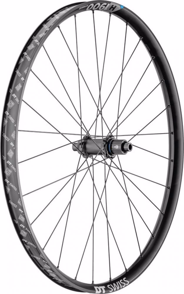 DT Swiss Laufrad H 1900 SPLINE 29" 622 x 35 mm schwarz - robustes Hybrid-eMTB-Laufrad