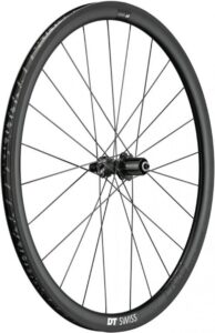 DT Swiss Laufrad PRC 1400 Spline 35 622x18 mm schwarz - leichtes Carbon-Performance-Laufrad