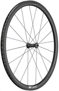 DT Swiss Laufrad PRC 1400 Spline 35 622x18 mm schwarz - leichtes Carbon-Performance-Laufrad