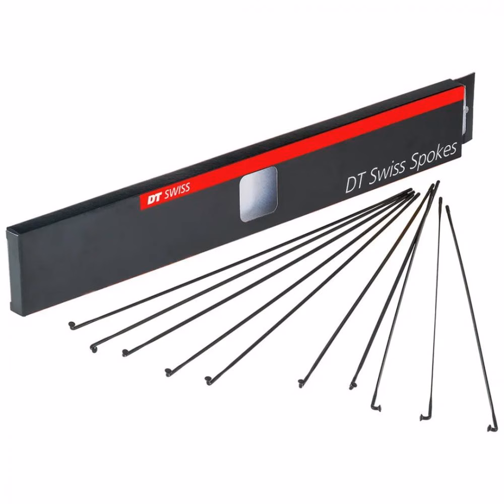DT SWISS Messerspeichen Aerolite 2.0X0.9X274Mm Karton 20 Stück Schwarz Nirosta Ohne Nippel