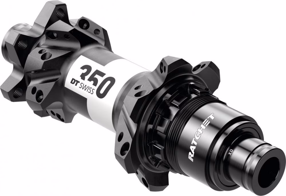 DT Swiss Nabe MTB HR 350 Straightpull 28 Loch Schwarz - zuverlässige Boost-Hinterradnabe