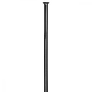 DT Swiss Speiche Aero Comp Straightpull 2.0/2.3/1.2 260 mm schwarz - aerodynamische Hochleistungsspeiche