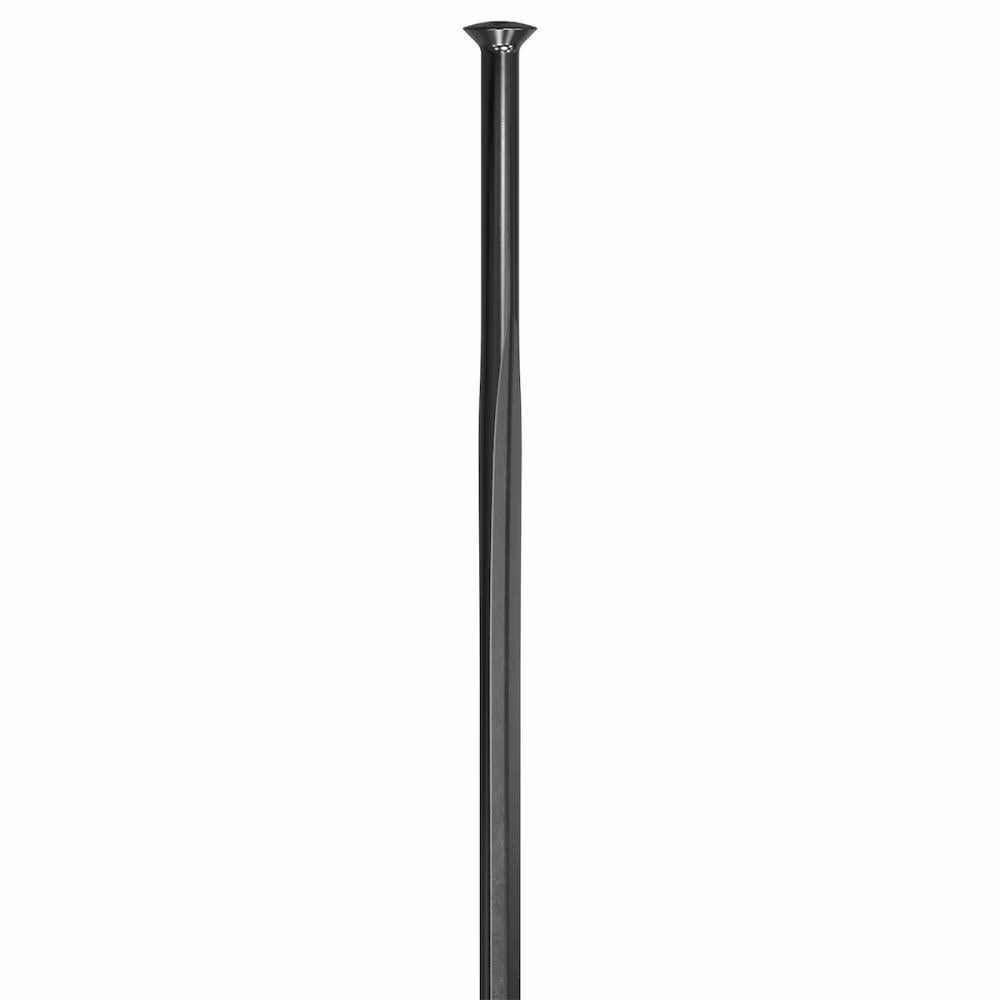 DT Swiss Speiche Aero Comp Straightpull 2.0/2.3/1.2 266 mm schwarz - aerodynamische Hochleistungs-Speiche
