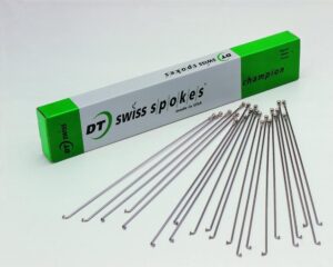DT Swiss Speiche Champion 1,8 VE100 silber 252 mm - robuste Standardspeiche für Rennrad & MTB