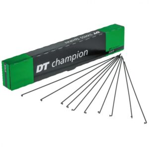 DT Swiss Speiche Champion 2.0 VE100 schwarz 260 mm - robuste Standardspeiche für Straße & MTB