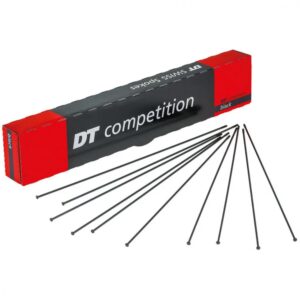 DT Swiss Speiche Competition 2.0 / 1.8 / 2.0 Straightpull 284 mm schwarz - robuste Leichtbau-Lösung