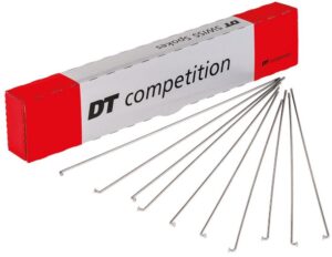 DT Swiss Speiche Competition 2.0 / 1.8 284 mm silber - leichte, belastbare Laufrad-Speiche