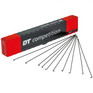 DT Swiss Speiche Competition 2.0 / 1.8 288 mm schwarz - robuste, leichte Laufrad-Speiche