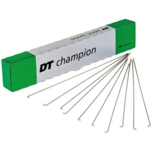 DT SWISS Speichen Champion M 2X292Mm Karton 100 Stück Silber Nirosta Ohne Nippel