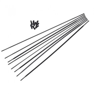 DT Swiss Speichenkit für HE 1800 SPLINE 700C 32 Speichen Schwarz - präzise Laufradreparatur