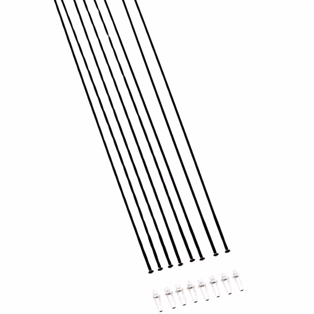 DT Swiss Speichenkit für PRC 1400 SPLINE 35/65 mm schwarz - präziser Laufradservice