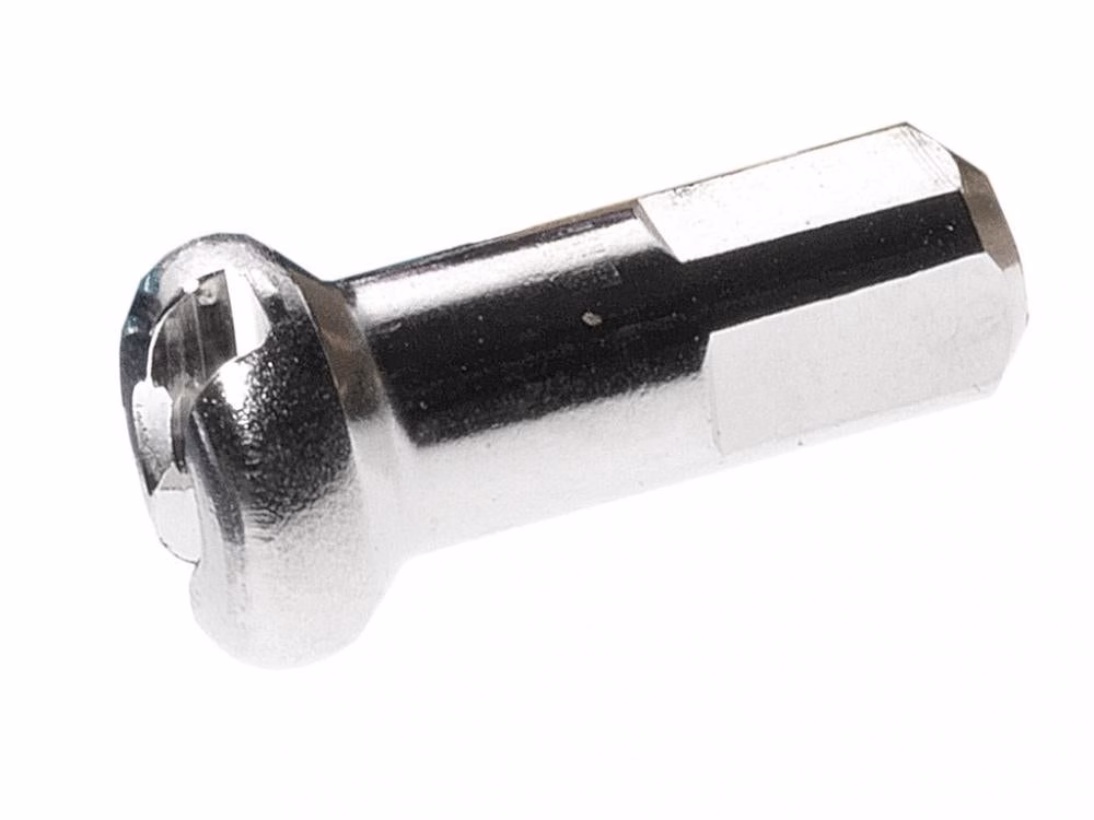 DT Swiss Speichennippel 2.0 Messing 12 mm silber - robuste Laufradlösung