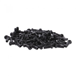 DT Swiss Speichennippel Pro Lock Messing 12 mm schwarz - maximale Laufradhaltbarkeit