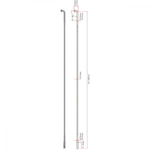 DT Swiss Speiche Revolution 2.0/1.5 VE100 schwarz 294 mm - ultraleichte Laufrad-Performance