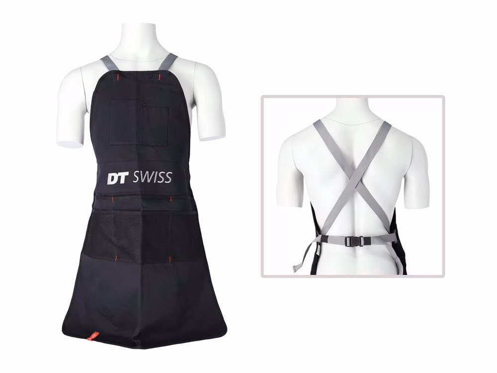 DT Swiss Werkstattschürze (schwarz / grau)