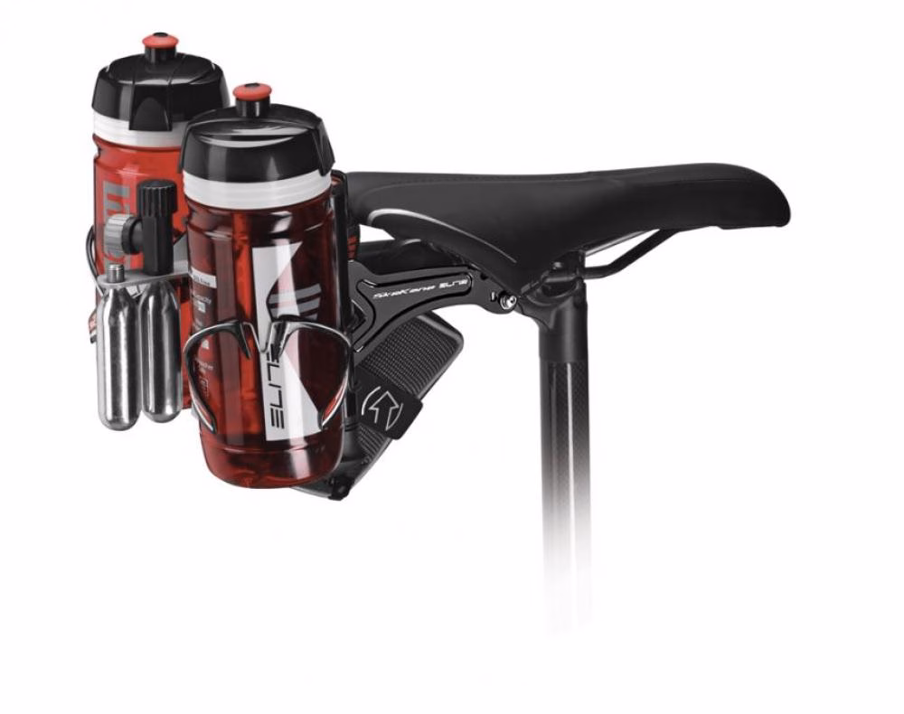 ELITE Trinkfalschenhalter-Kit Skekane für Trinkflaschen schwarz - Flaschenhalter