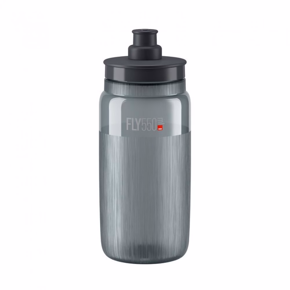 ELITE Trinkflasche Fly Tex Smoke 550 ml - ultraleichte Sport-Trinkflasche für hohe Performance