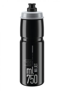 Elite Trinkflasche Jet schwarz/grau 750ml
