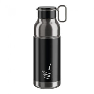 Elite Trinkflasche Mia 650 ml schwarz silber Edelstahl