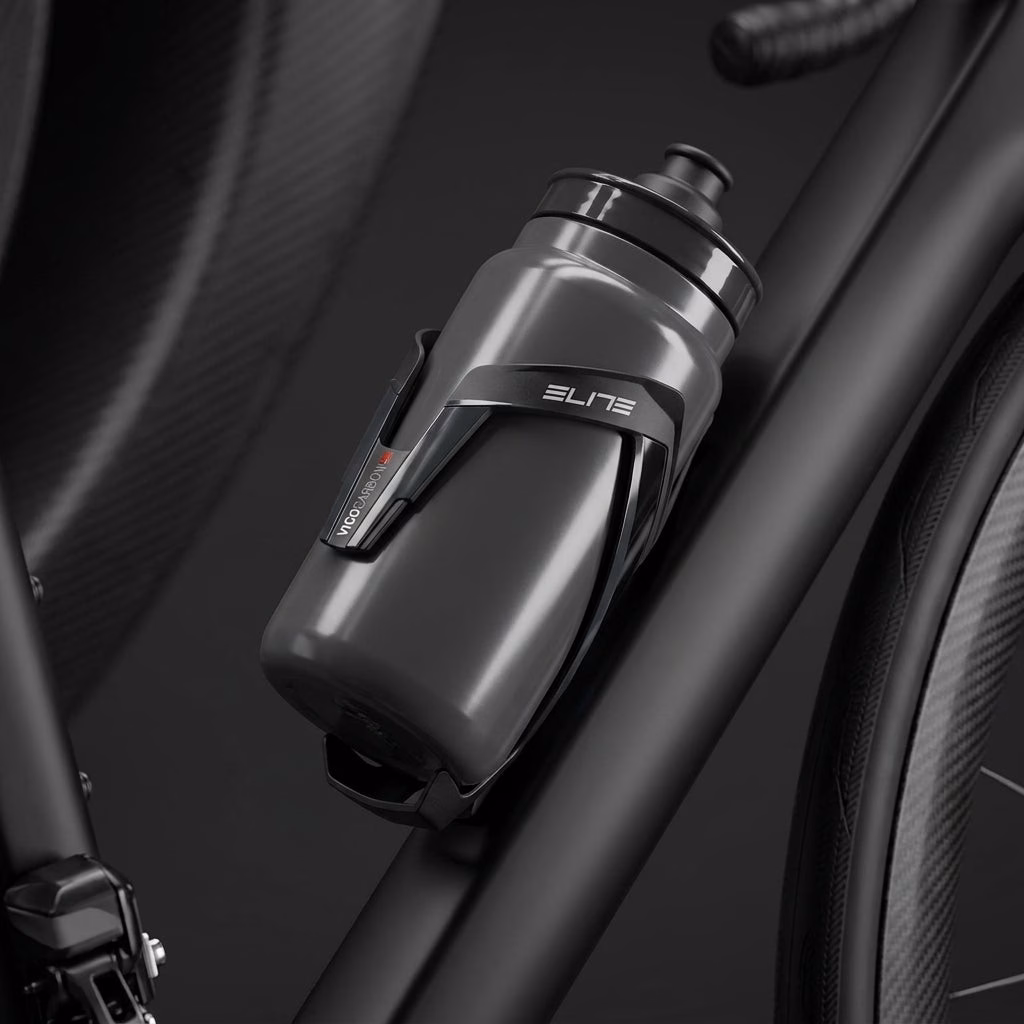 Elite Trinkflaschenhalter Vico Carbon Carbon, schwarz matt/schwarz
