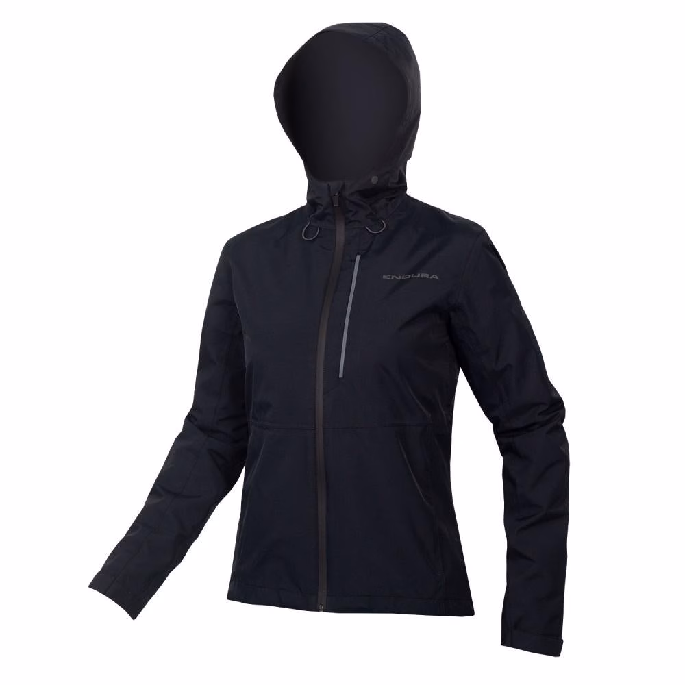 Endura Damen Hummvee Wasserdichte Kapuzenjacke schwarz Größe L