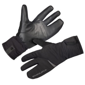 Endura Freezing Point Lobster Handschuh schwarz L - warmer Winter-Radhandschuh mit geteilter Fingerkammer, isoliert, winddicht, wasserdicht, atmungsaktiv und ideal für Minusgrade