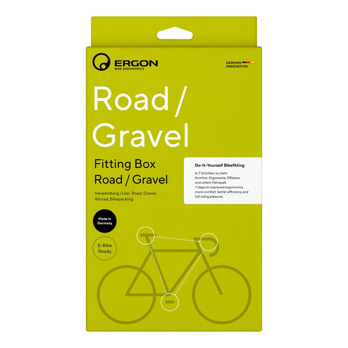 ERGON Fitting Box Road / Gravel Fahrrad-Einstellhilfe