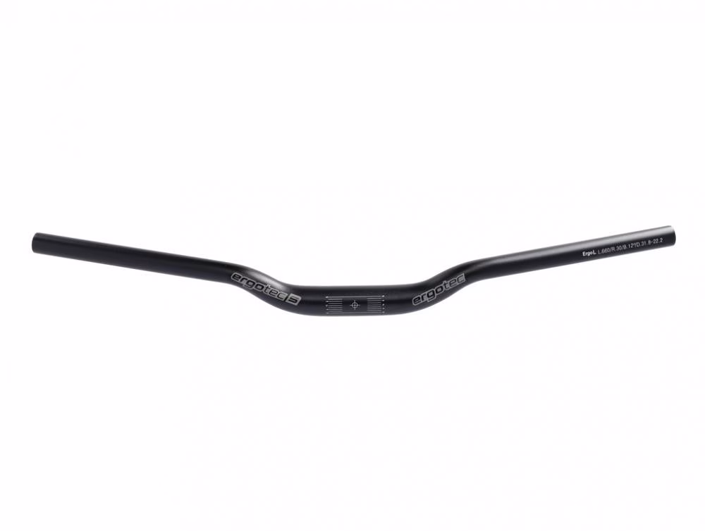 ergotec Ergo Series L MTB-Lenker 660 mm 31,8 mm Schwarz