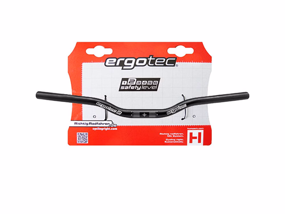 ergotec Fixie Riser Bar Handlebar (ø25,4mm - black)