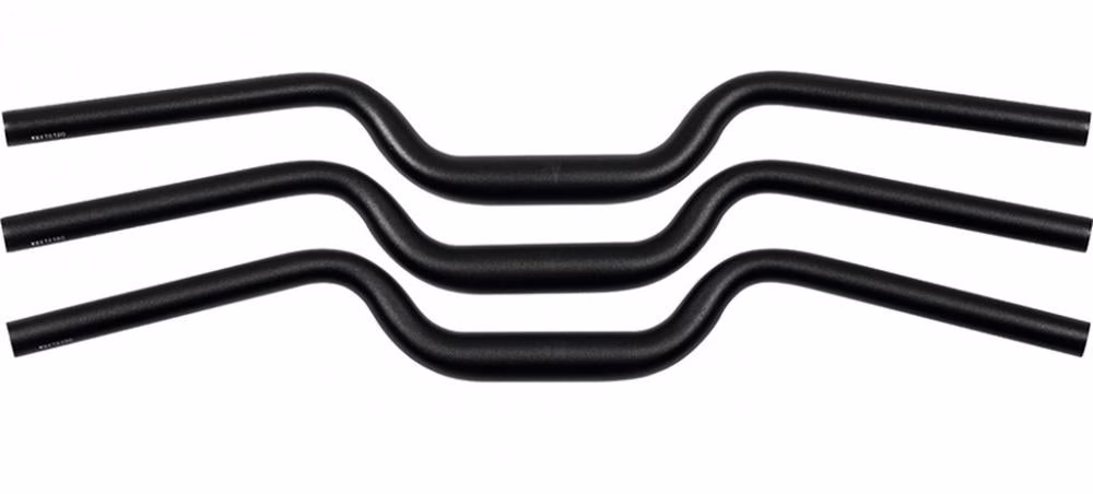 Ergotec Lenkerbügel M-Bar S Alu Ø 31,8 mm 700 mm schwarz/matt 14° Level6