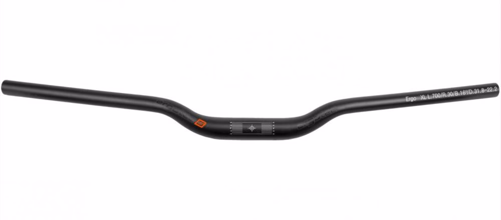 Ergotec Lenker Bügel plus Series L 660 mm Höhe 30 mm 12° Ø 31,8 mm schwarz