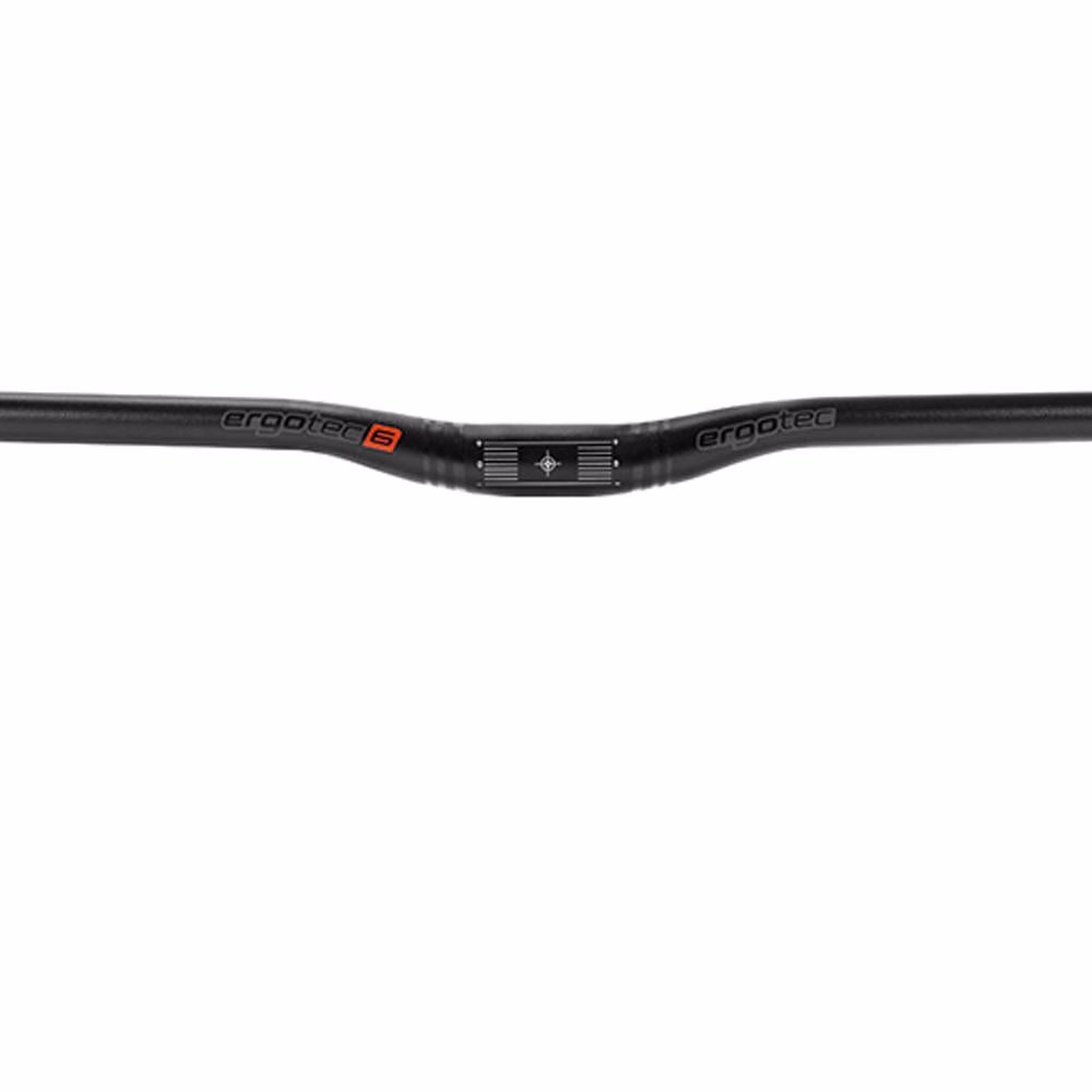 Ergotec Lenker Low Riser Bar ICR Ø 31,8 mm 780 mm Rise 15 mm 12° schwarz