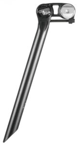 Ergotec Patentsattelstütze Futura vertikal-verst Ø 27,2mm 400mm schwarz Alu