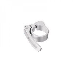 Ergotec Sattelklemmschelle mit Schnellspanner silber 31,8mm