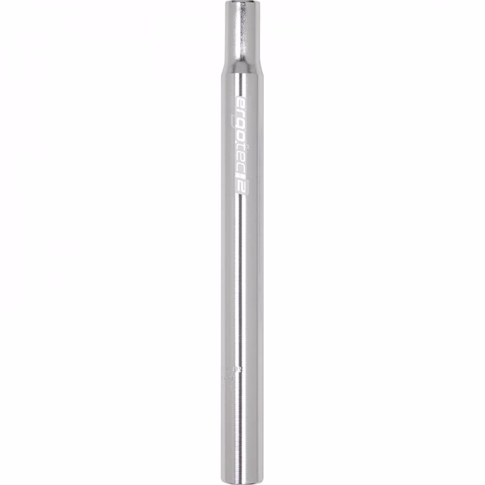 Ergotec Sattelstütze Alu Kerze 26,0 x 300 mm silber - CNC-gefräst, Safety Level 2