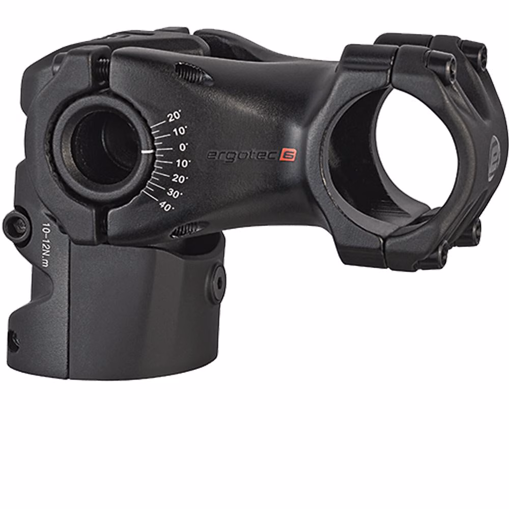 Ergotec Swell RE 70 i Ahead-Vorbau 70 mm Schwarz - Winkelverstellbar mit Kabelführung