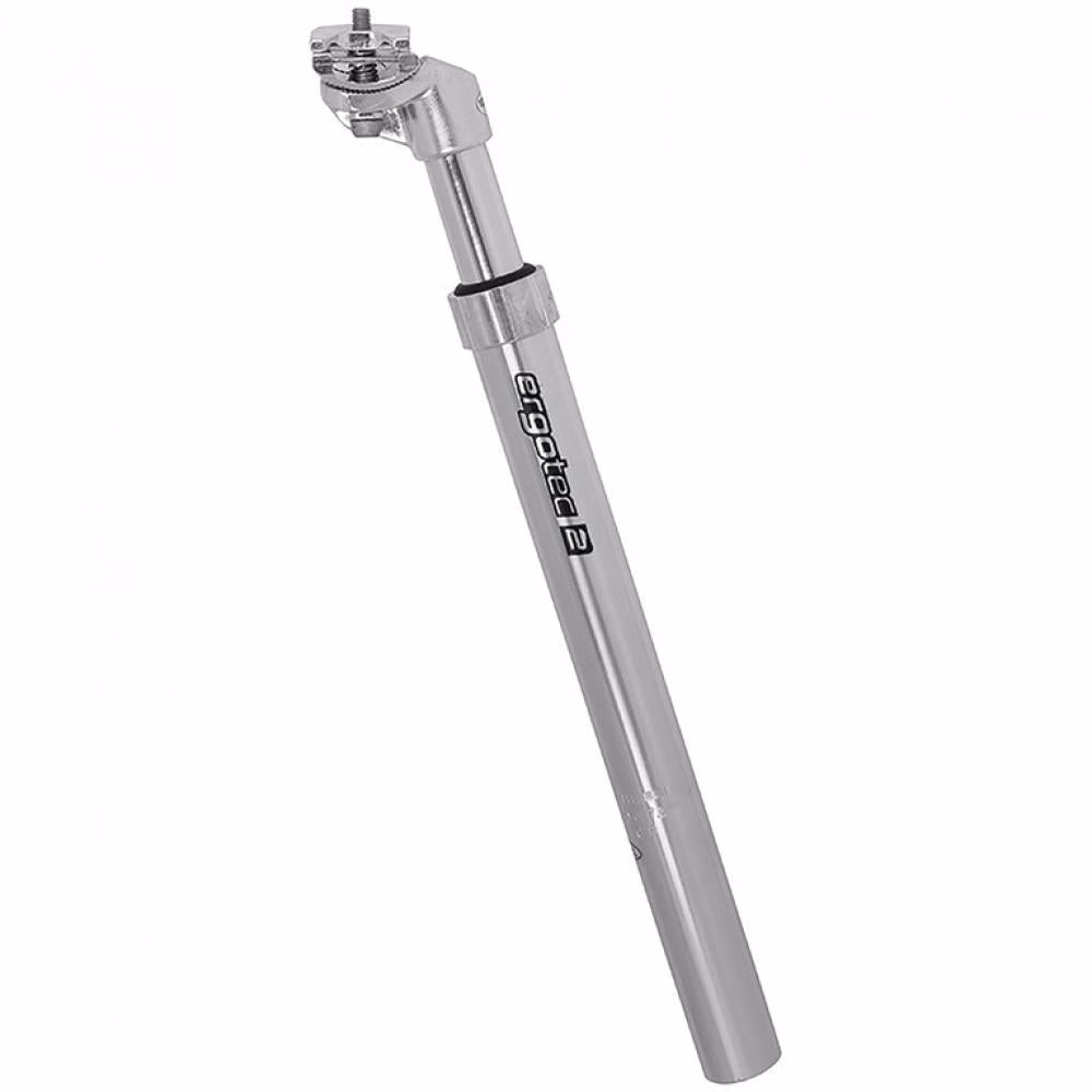 Ergotec Teleskop-Sattelstütze SP-4.1 Ø 27,2mm 350mm silber Alu verstellbar