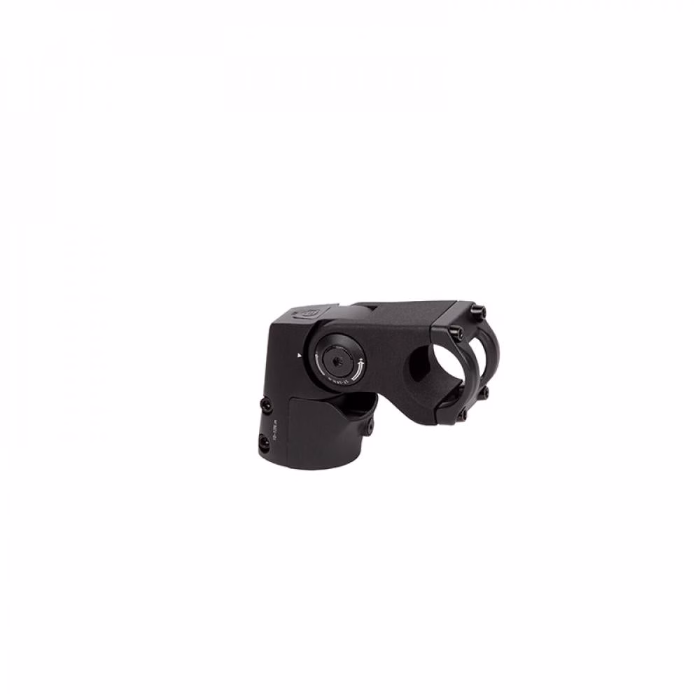 Ergotec Vorbau Sepia Ahead 50 Schwarz Ø 28 - 31.8 mm - 6/31 8 mm - Stabiler winkelverstellbarer Ahead-Vorbau