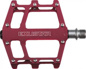 Exustar Plattformpedal MTB/BMX rot Industriegelagert
