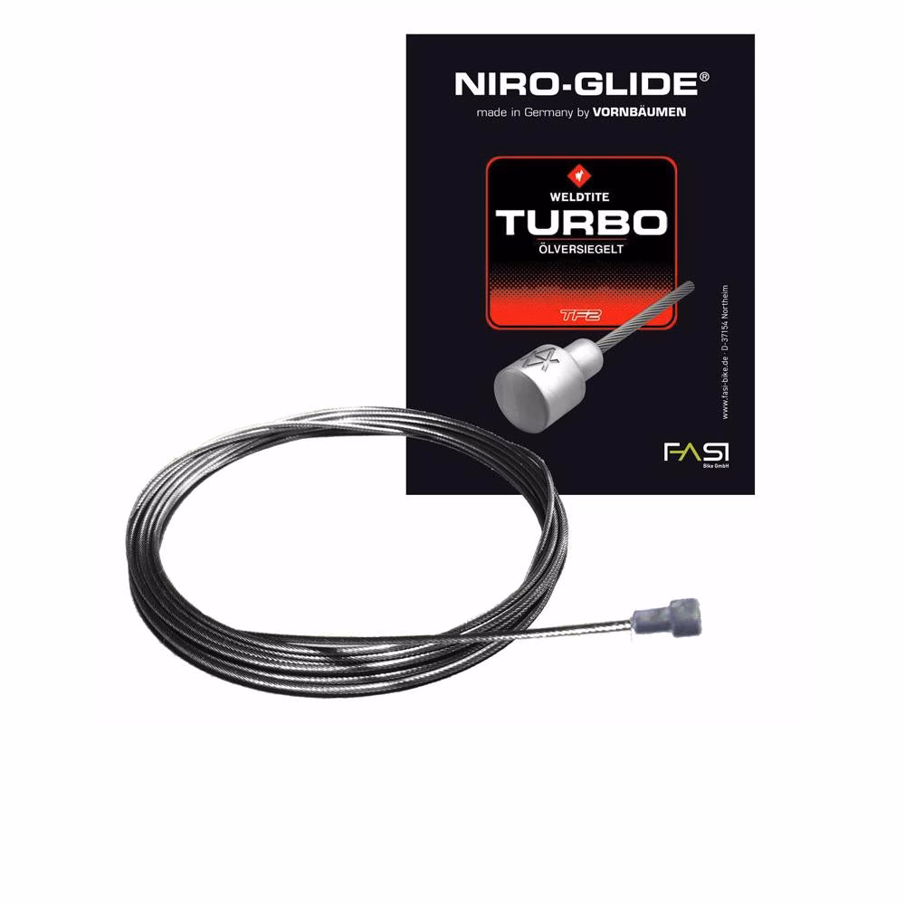 Fasi NIRO-GLIDE Ceramic Turbo Brems-Innenzug 2050mm mit Walzennippel - langlebiger Edelstahlzug