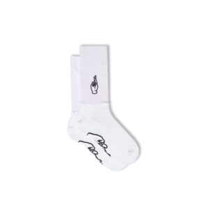 Fingerscrossed AERO 2.0 Aero-Radsocken EU 45-47 logo white