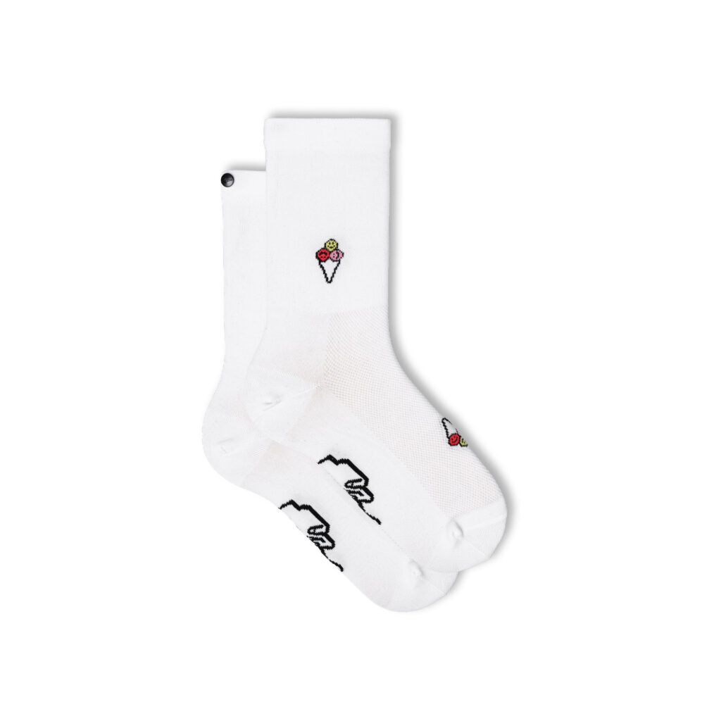 Fingerscrossed CLASSIC RITUALS ICE CREAM Fahrradsocken 35-38 white