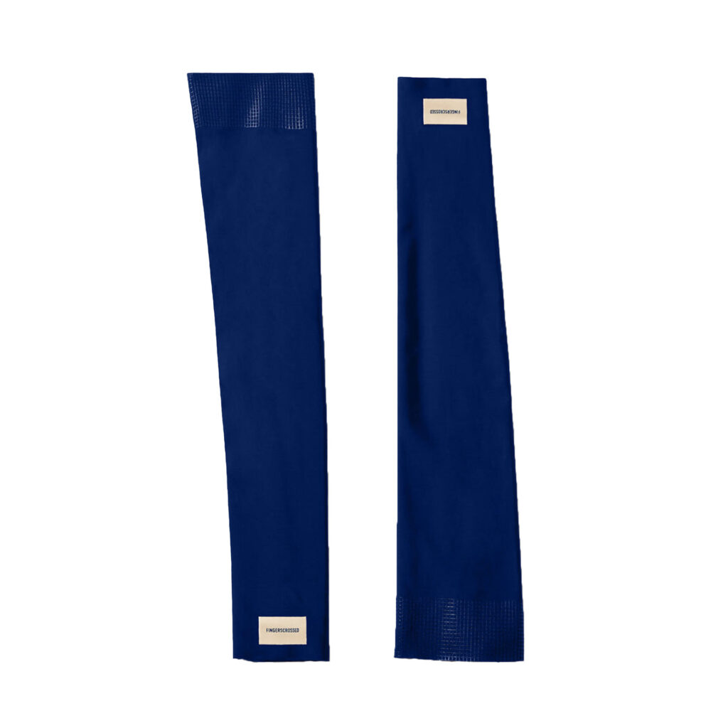 Fingerscrossed Leg Warmers Rennrad Beinlinge L navy