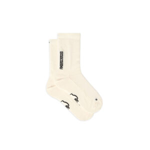Fingerscrossed Light Merino Silk Socks warme Fahrradsocken 39-42 creme/white