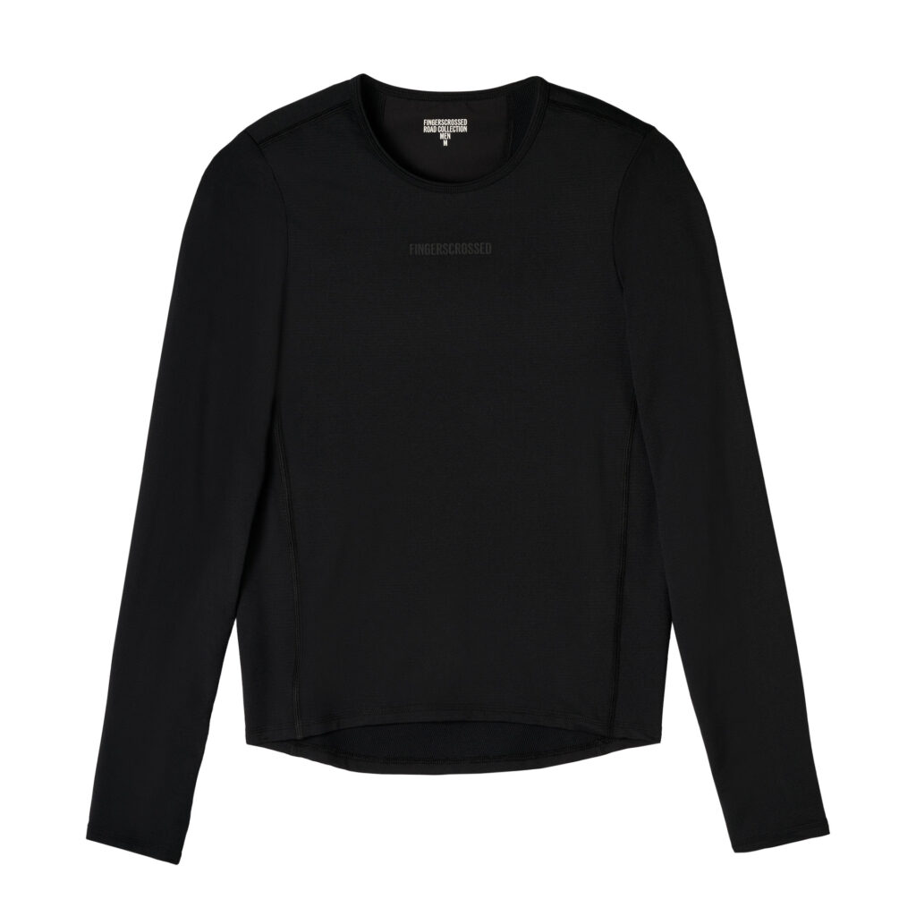 Fingerscrossed Road Baselayer LS Men langarm Funktionsunterhemd L black