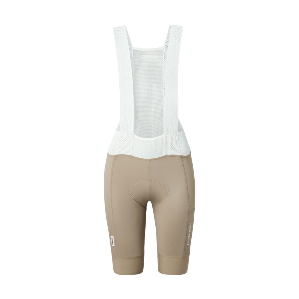 Fingerscrossed Road Bib Light Women Kurze Trägerhose Frauen L sand