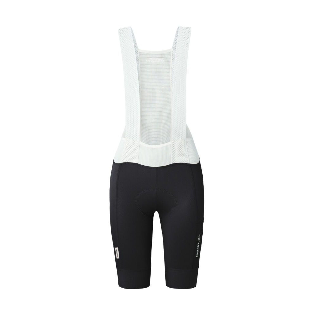 Fingerscrossed Road Bib Light Women Kurze Trägerhose Frauen S black