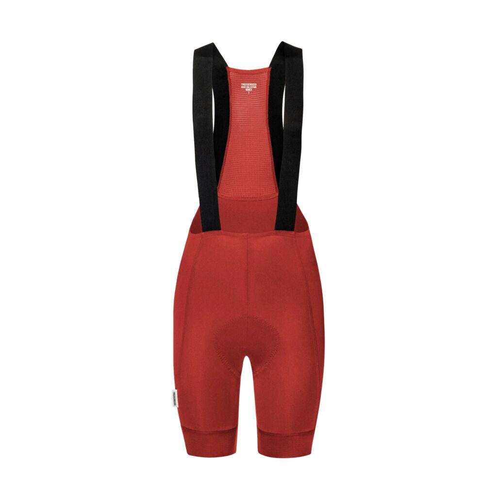 Fingerscrossed Road Bib Women kurze Fahrradhose Damen L brick