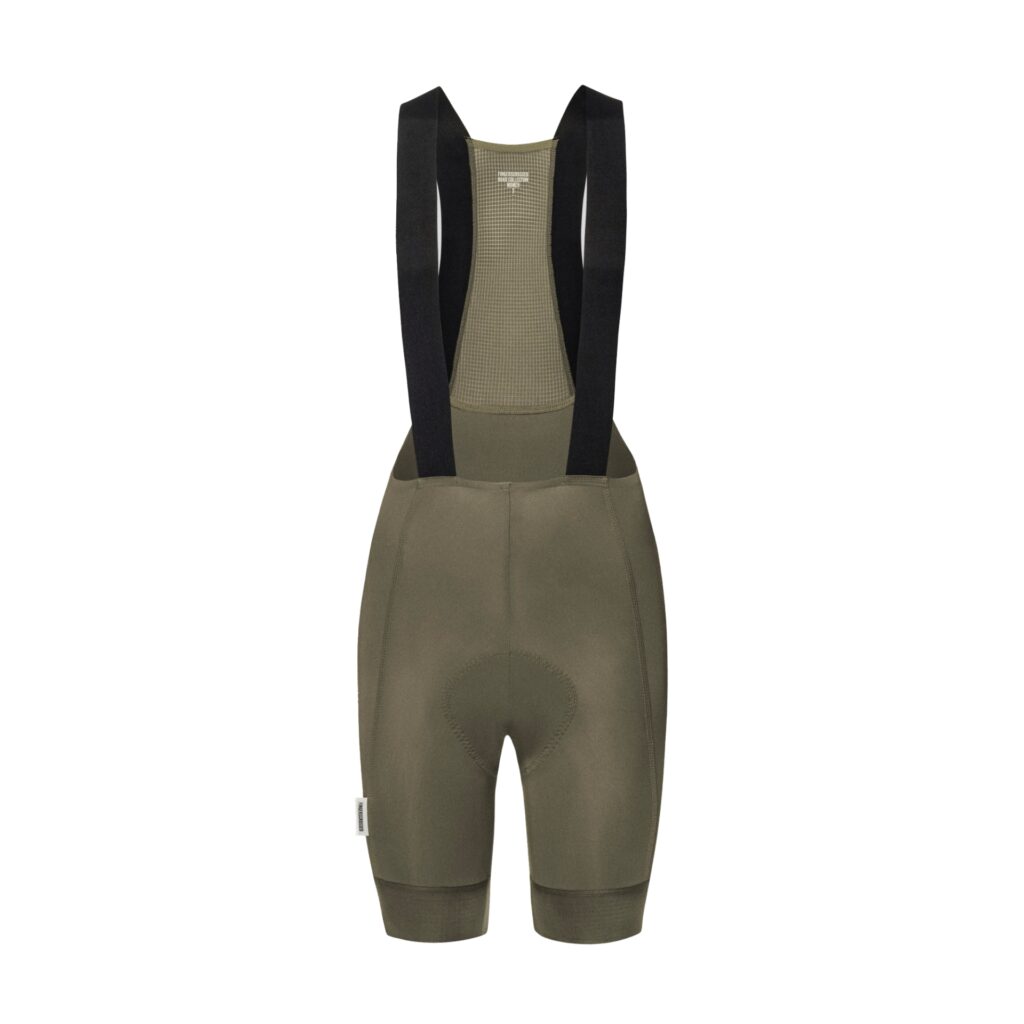 Fingerscrossed Road Bib Women kurze Fahrradhose Damen L olive